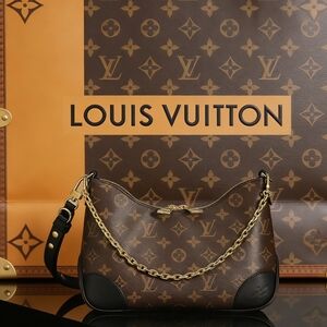 <AUTHENTIC>LV Boulogne Monogram Canvas Shoulder Bag
